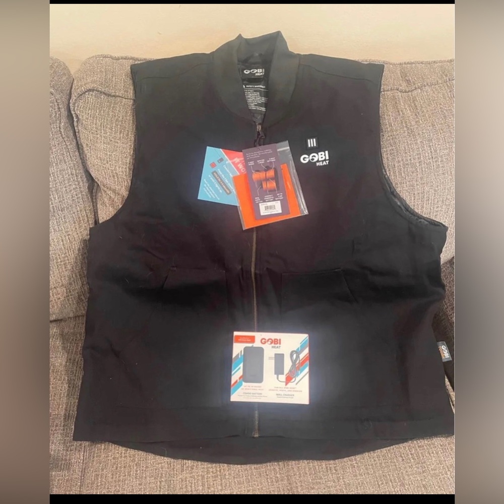 Gobi Heat - Ibex Mens Heated Workwear Vest. New w/ tags and new combo battery.